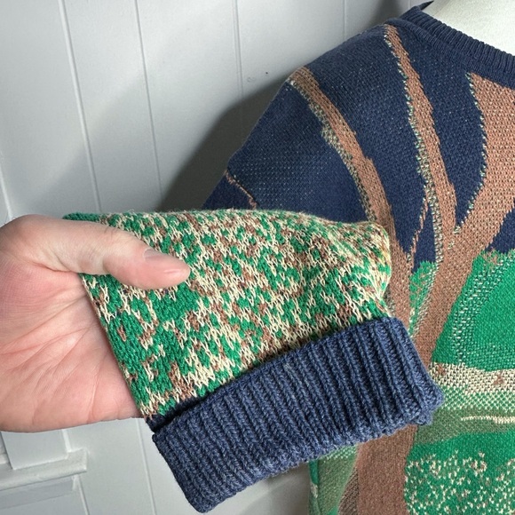 Vintage Salty Dog Gant Golf Scene Landscape Sweater - Picture 9 of 12